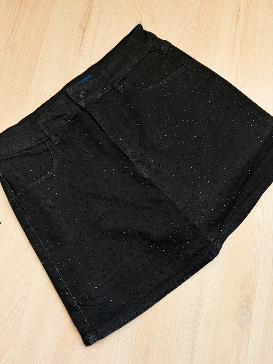 FALDA SHORT con brillos